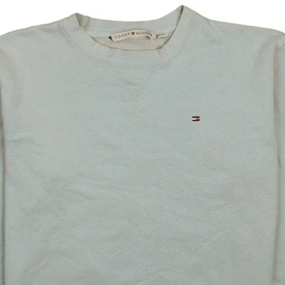 Tommy Hilfiger Men's Beige 2XL Crew Neck Pullover Sweatshirt