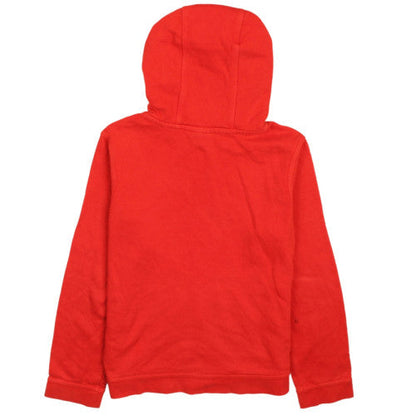 Nike Boys Red Pullover Hoodie Fleece L Logo Sports Sweatshirt