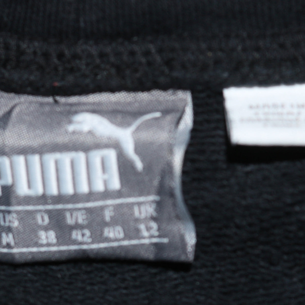 Puma Womens Black Size 12 Pullover Hoodie with Red Logo