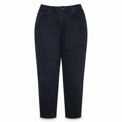 Lee Women's Blue High Rise Tapered Jeans Size 14 Cotton Retro