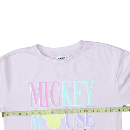 Teens UK Size 164 Disney Pink Pullover Sweatshirt