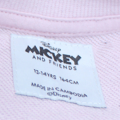 Teens UK Size 164 Disney Pink Pullover Sweatshirt
