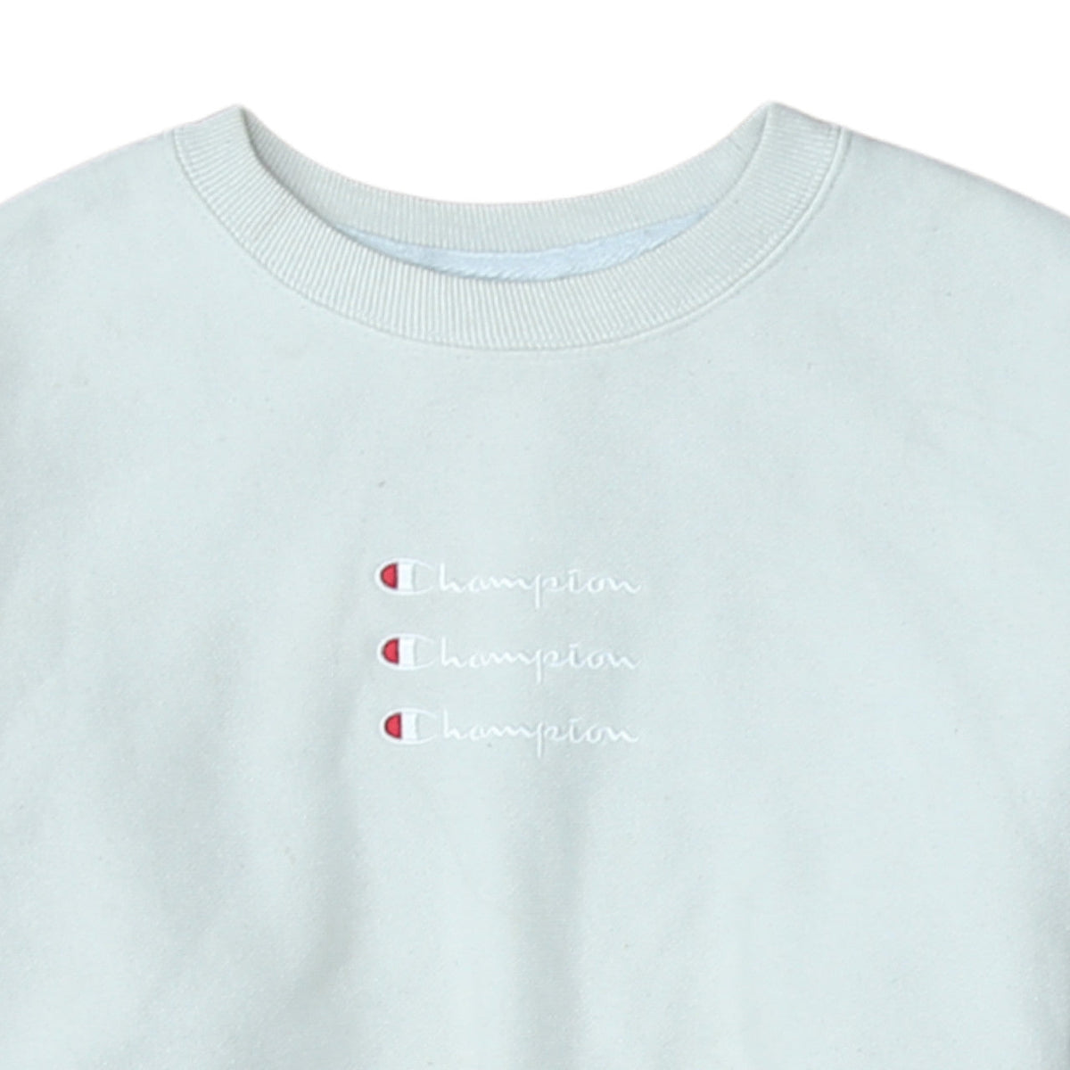 Champion Men's White Small Pullover Sweatshirt Embroidered Logo