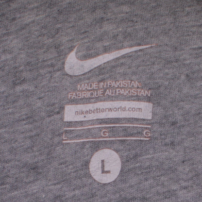 Nike Men's Black Pullover Hoodie L Graphic Sports Sweatshirt