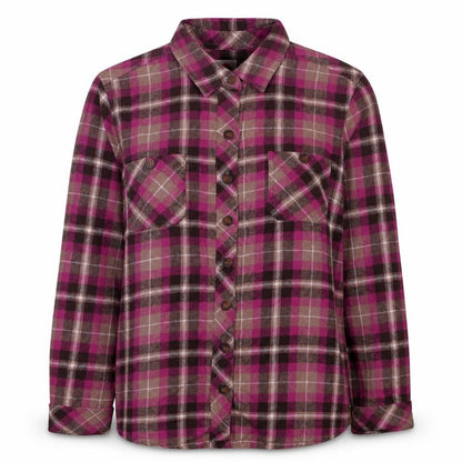 Dickies Women Multicoloured Plaid Flannel Long Sleeve Button-Up Shirt M