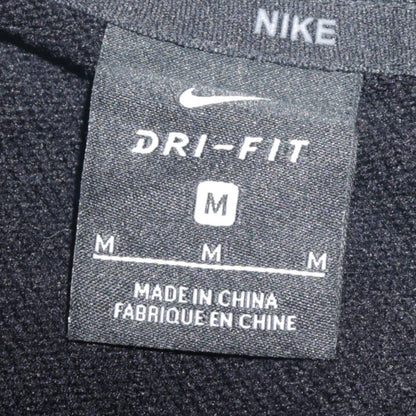 Nike Men's Black Dri-Fit 1/4 Zip Pullover Hoodie Size M