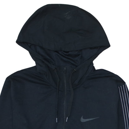 Nike Men's Black Dri-Fit 1/4 Zip Pullover Hoodie Size M