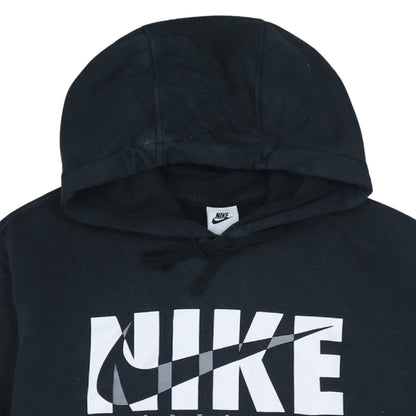 Nike Mens Black Pullover Hoodie L Logo Sportswear Fleece
