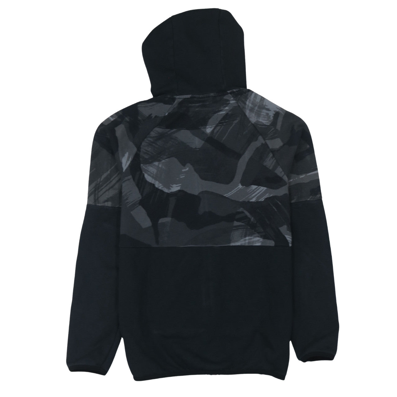 Nike Men's Black Camouflage Full Zip Dri-FIT Hoodie Size S