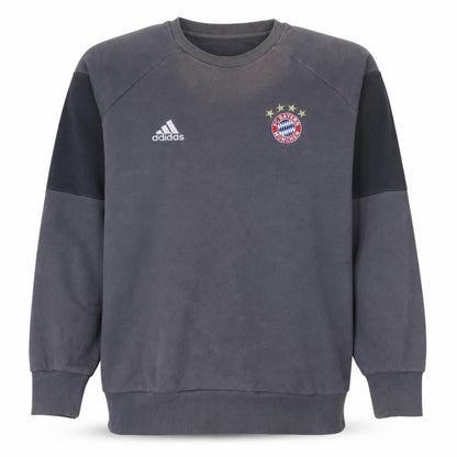 Adidas Men’s Grey 2XL FC Bayern Munich Pullover Sweatshirt