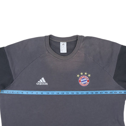 Adidas Men’s Grey 2XL FC Bayern Munich Pullover Sweatshirt