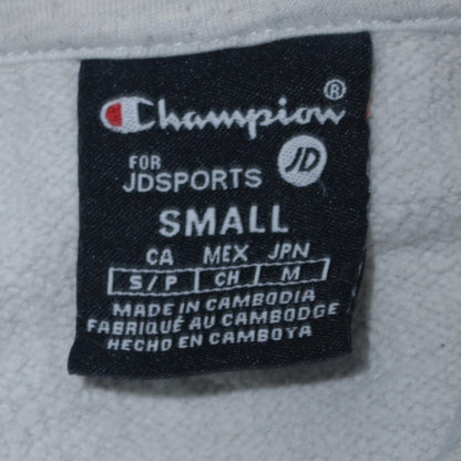 Champion Men's Grey Pullover Hoodie Small Logo Sportswear