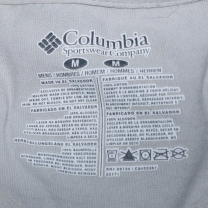 Columbia Men’s Grey Outdoor Graphic Cotton Crew Neck T-Shirt M