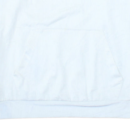 Adidas Women White Hooded Pullover Hoodie Size 12 Cotton Blend