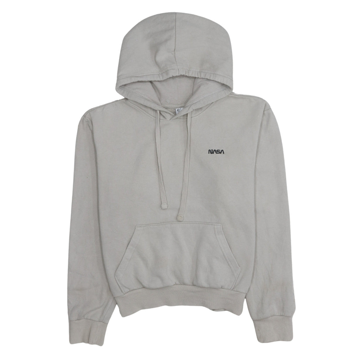 H&M Divided Women's Beige NASA Pullover Hoodie Size S
