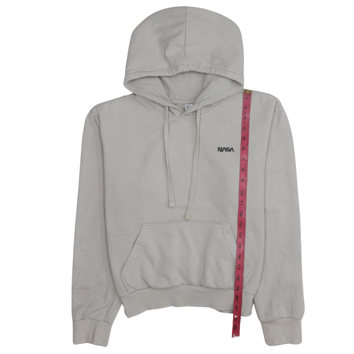 H&M Divided Women's Beige NASA Pullover Hoodie Size S