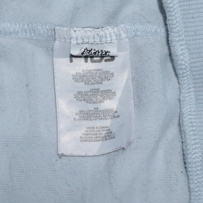 Fila Womens Blue Full Zip Velour Hoodie Size 12 Regular Fit
