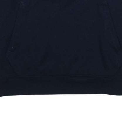 Nike Preston North End FC Men's Navy Blue XL Dri-FIT 1/2 Zip Hoodie