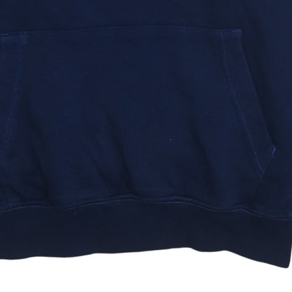 Nike Men's Blue Pullover Hoodie Size S Logo Fleece Sweatshirt