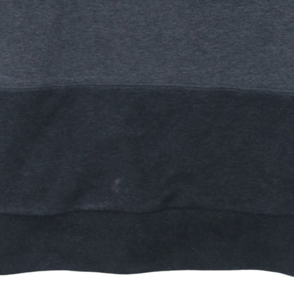 Nike Men's Blue Striped Pullover Sweatshirt M Crew Neck Fleece
