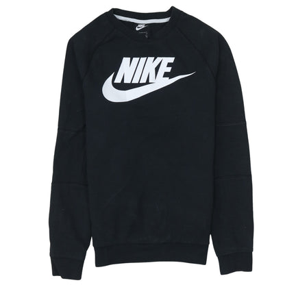 Nike Men's Black Small Crew Neck Pullover Sweatshirt