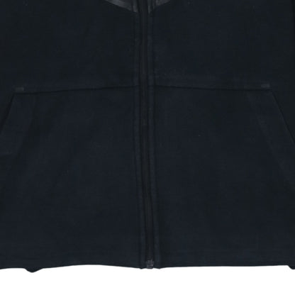 Nike Women's Black Full Zip Hoodie Small Cotton Blend Sportswear