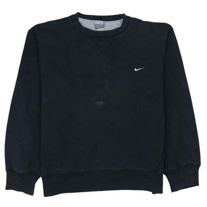 Nike Men's Black L Pullover Crew Neck Fleece Sweatshirt
