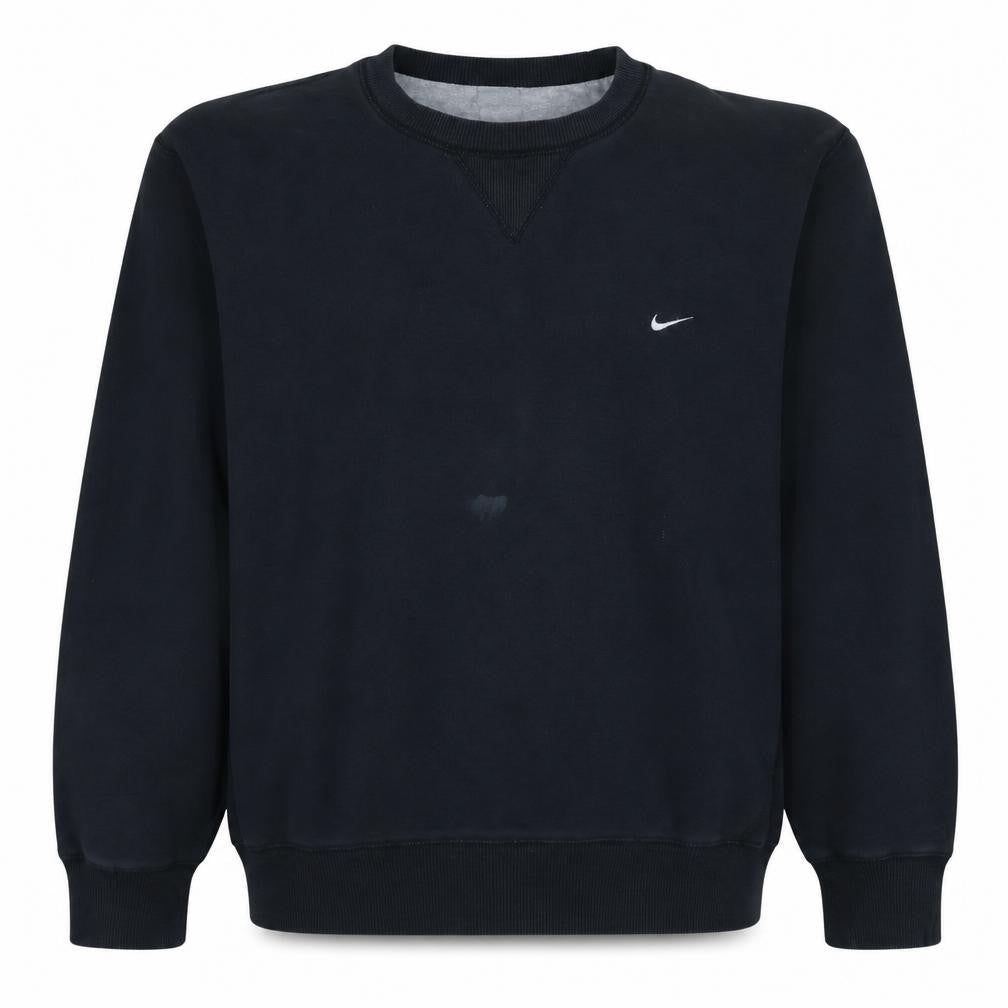 Nike Men's Black L Pullover Crew Neck Fleece Sweatshirt