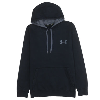 Under Armour Men's Black Pullover Hoodie M Loose Fit ColdGear