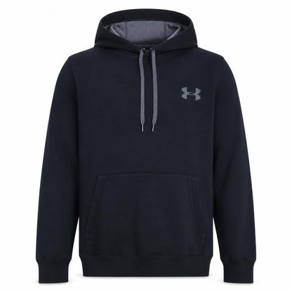Under Armour Men's Black Pullover Hoodie M Loose Fit ColdGear