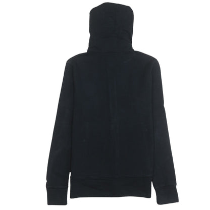 Tommy Hilfiger Girls Black Full Zip Hooded Sweatshirt XL Fleece Lined