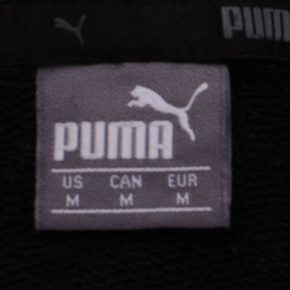 Puma Women Black Medium Pullover Hoodie Sweatshirt