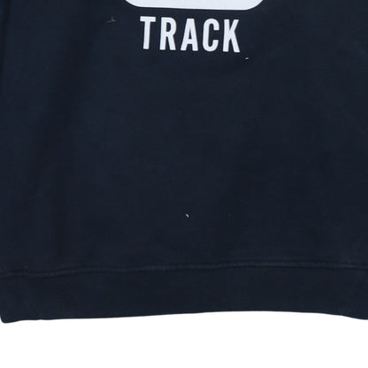 Nike Oregon Track Navy Sweatshirt Women L Crew Neck Pullover