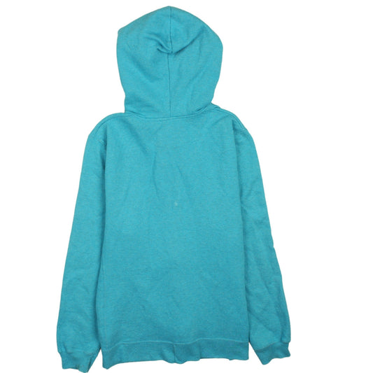 Champion Women's Blue Full Zip Hoodie Size L Eco Authentic Sweatshirt