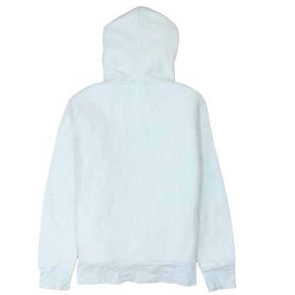 GAP Womens Light Blue Full Zip Hoodie Sherpa Lined Size S