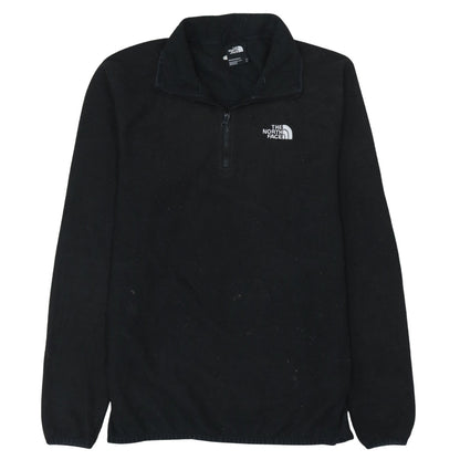 The North Face Womens Black Fleece 1/4 Zip Jacket Size S