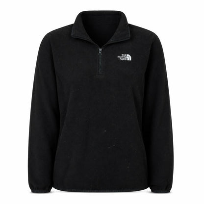 The North Face Womens Black Fleece 1/4 Zip Jacket Size S