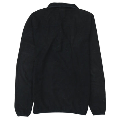 The North Face Womens Black Fleece 1/4 Zip Jacket Size S