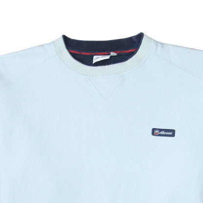 Ellesse Men's White XL Pullover Sweatshirt Classic Logo Vintage
