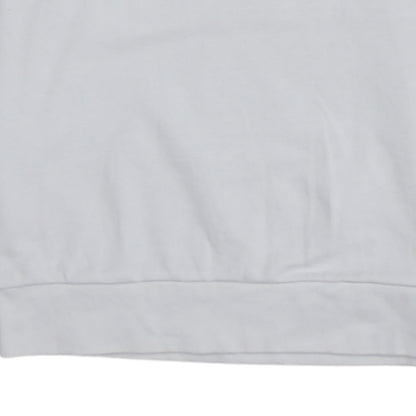 Lee Womens White Crew Neck Cotton Sweatshirt Size S Regular Fit