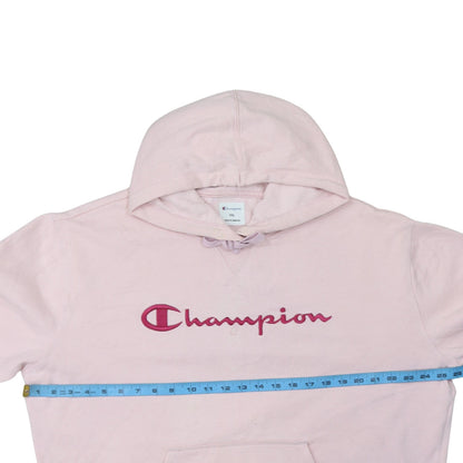 Champion Womens Pink Pullover Hoodie XXL Embroidered Logo