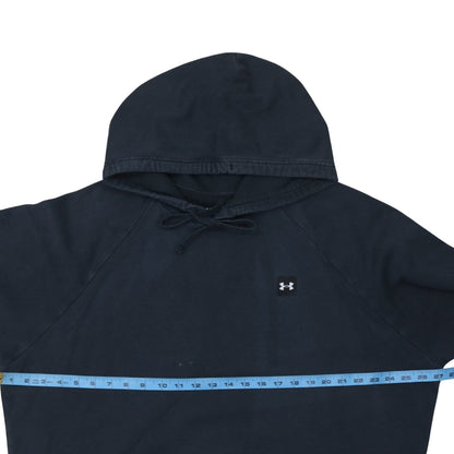 Under Armour Men's Black Pullover Hoodie 2XL Relaxed Fit Fleece