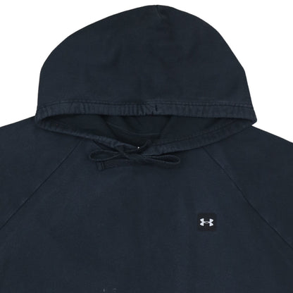 Under Armour Men's Black Pullover Hoodie 2XL Relaxed Fit Fleece