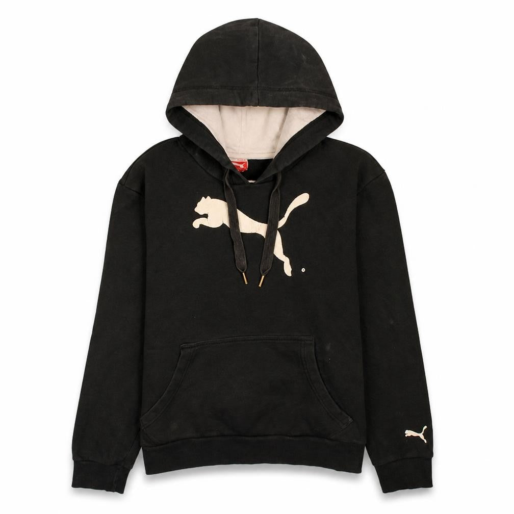 Puma Men's Black Pullover Hoodie Small Regular Fit Sportswear