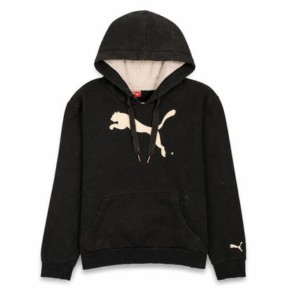 Puma Men's Black Pullover Hoodie Small Regular Fit Sportswear