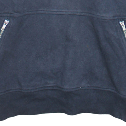 River Island Men's Blue Muscle Fit Pullover Hoodie Size M