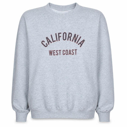 PRETTYLITTLETHING Women's Grey California West Coast Pullover Sweatshirt Size S