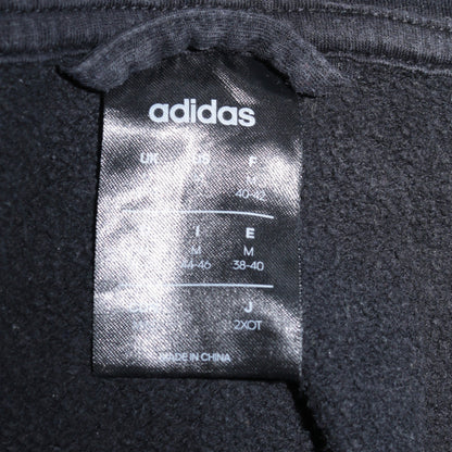 Adidas Womens Black Full Zip Hoodie Medium 12 Hooded Sweatshirt