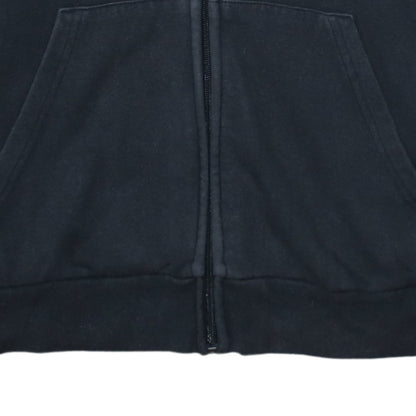 Adidas Womens Black Full Zip Hoodie Medium 12 Hooded Sweatshirt