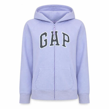 Gap Women Lilac Full Zip Hoodie M Size Hooded Sweatshirt